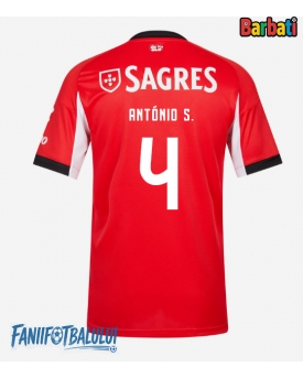 Benfica Antonio Silva #4 Tricou Fotbal Replică 2025-26 Barbati Acasa